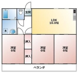 パークハイム向原の物件間取画像